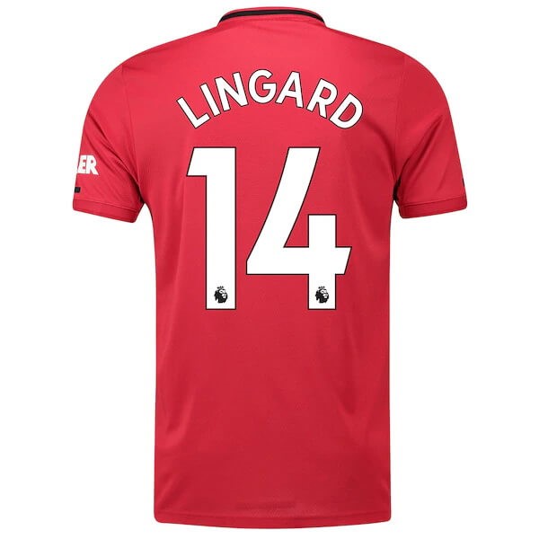 Camiseta Manchester United NO.14 Lingard 1ª 2019-2020 Rojo